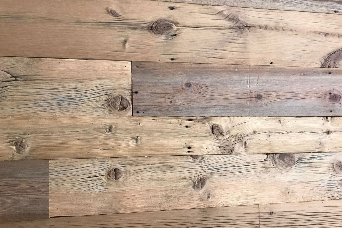 Triple B Enterprises The Reclaimed Timber Company Faded Autumn Reclaimed Wall Cladding - Your Source For White Oak Hand-Hewn Timbers