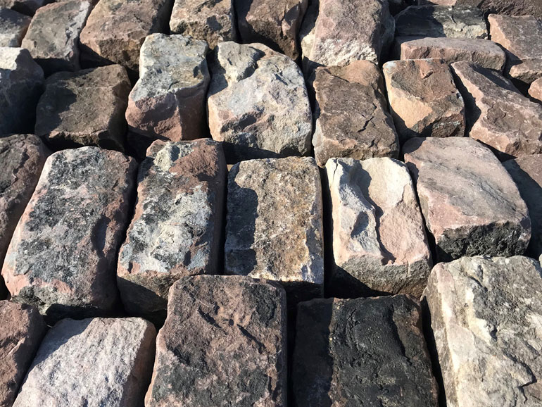 Reclaimed Timber Company - Your Source For Reclaimed Granite Cobble Stone