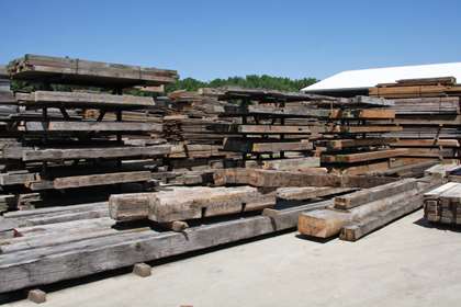 Triple B Enterprises Stockyard - Your Source For Hand-Hewn Two-Sided Sleepers