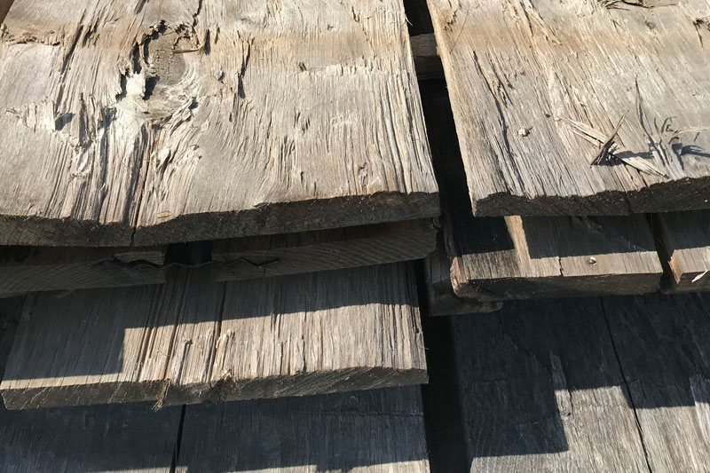 Triple B Enterprises The Reclaimed Timber Company White Oak Hand Hewn Skins - Your Source For Hand-Hewn Two-Sided Sleepers